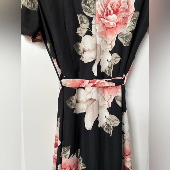 dynamite high low wrap dress size small floral - Picture 11 of 13